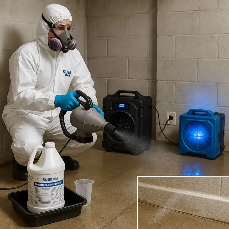 Sanitization and Odor Removal process in Princeton, NC