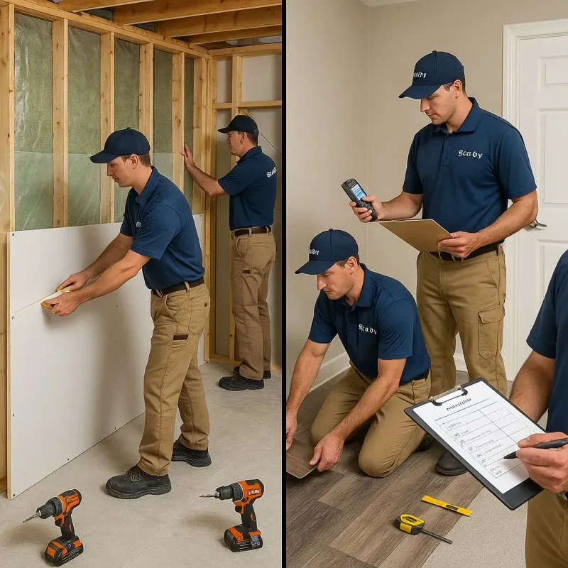 Repairs and Reconstruction process in Princeton, NC